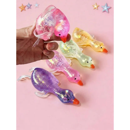 Crystal Glitter Animal Squishy Toy Slow Rebound Stress Relief Toy for Kids & Adults