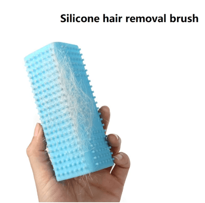 FurSweep Silicone Pet Hair Removal Brush – Rubber Cleaning Brush for Dog & Cat Hair (GSZ01)