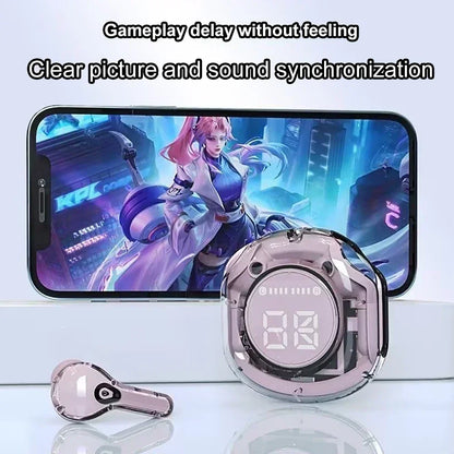 UltraClear Wireless Bluetooth Headphones with LED Power Display