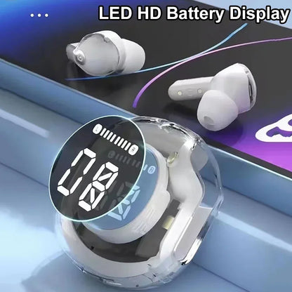 UltraClear Wireless Bluetooth Headphones with LED Power Display