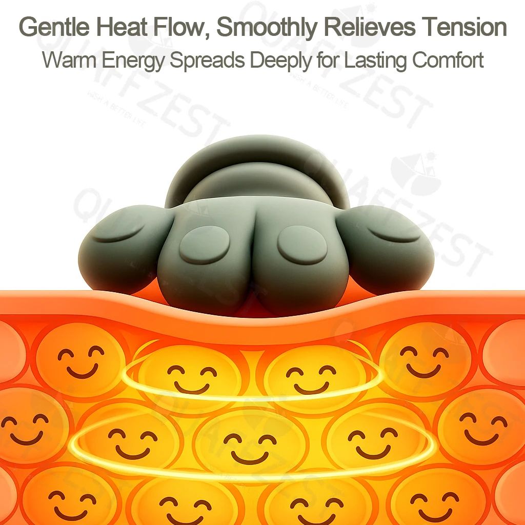 Bionic Finger Neck Massager – Electric Deep Tissue Shoulder & Back Massage Device with Heat