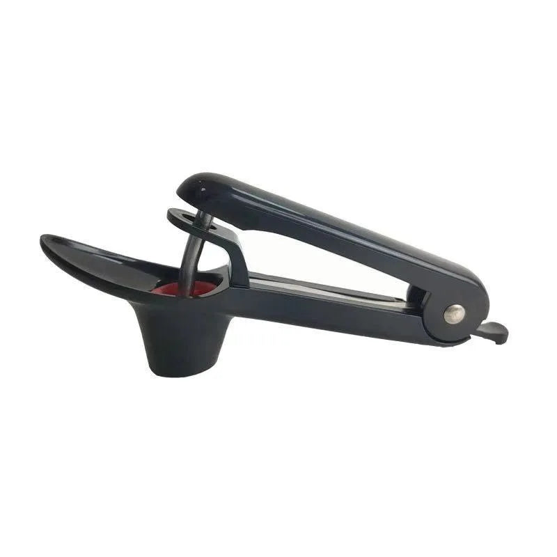Heavy Duty Cherry Pitter Tool & Seed Remover with Space Saving Lock Design