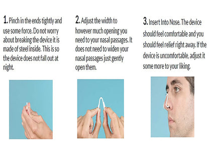 BreatheEasy Silicone Nasal Dilator for Quiet Sleep & Snoring Relief