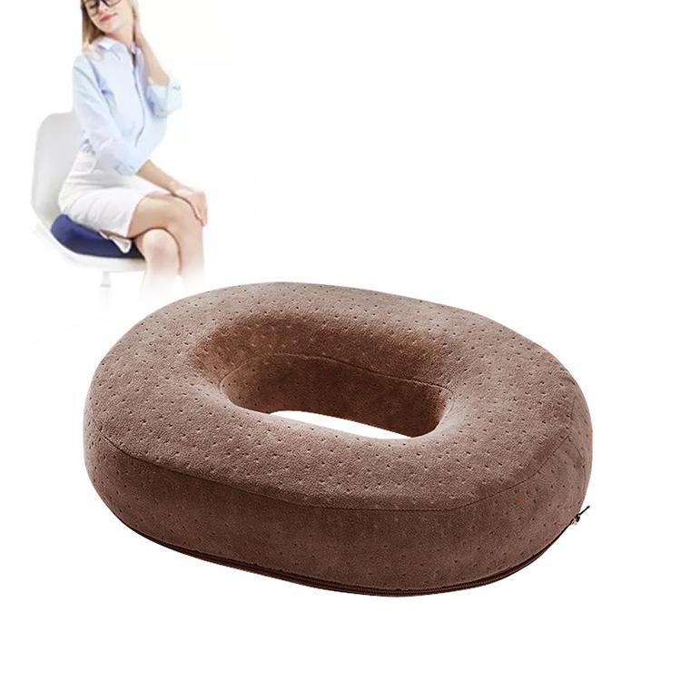 Orthopedic Seat Cushion for Tailbone Relief Memory Foam Donut Pillow for Office & Recovery