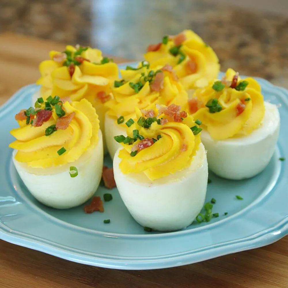 Silicone Egg Poacher Cups Set Easy Poached & Hard Boiled Egg Cooker