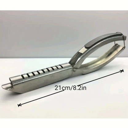 Professional BBQ Rib Skinner Heavy Duty bbq rib membrane remover & stainless steel rib prep tool with Ergonomic Grip