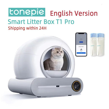 Tonepie SmartClean Pro 65L Self-Cleaning Cat Litter Box