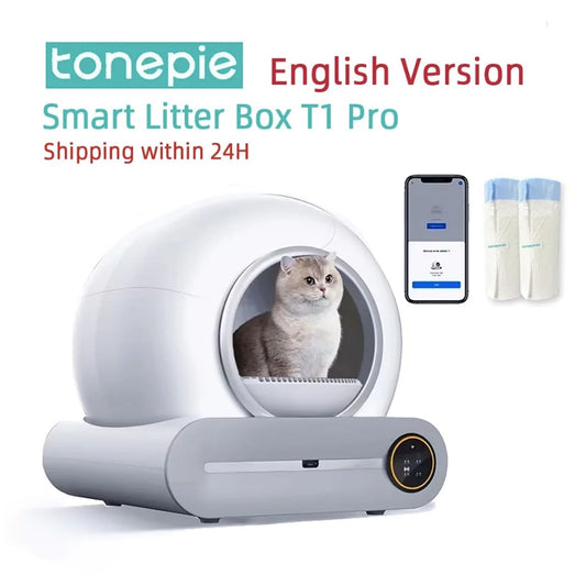 Tonepie SmartClean Pro 65L Self-Cleaning Cat Litter Box