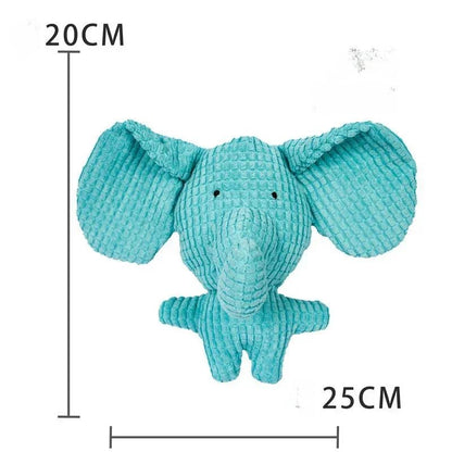 Cozy Chew Squeaky Dog Toy for Puppy Teething and Boredom Relief