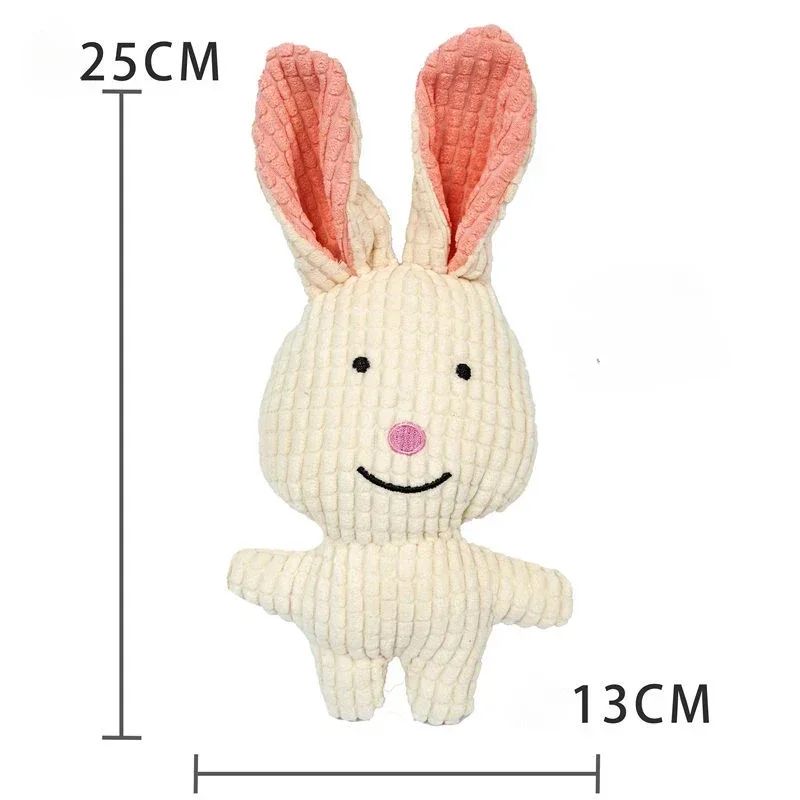 Cozy Chew Squeaky Dog Toy for Puppy Teething and Boredom Relief