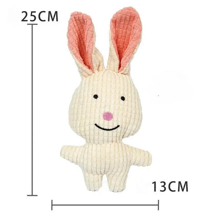 Cozy Chew Squeaky Dog Toy for Puppy Teething and Boredom Relief