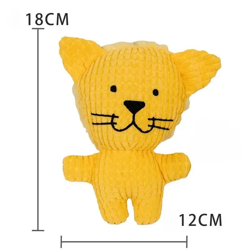 Cozy Chew Squeaky Dog Toy for Puppy Teething and Boredom Relief