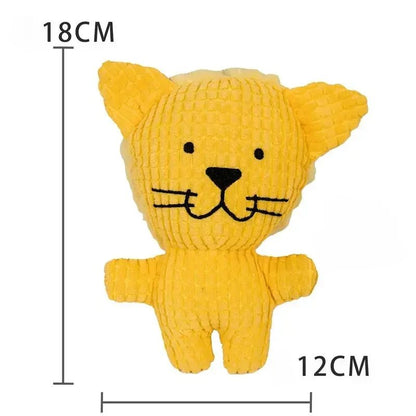 Cozy Chew Squeaky Dog Toy for Puppy Teething and Boredom Relief