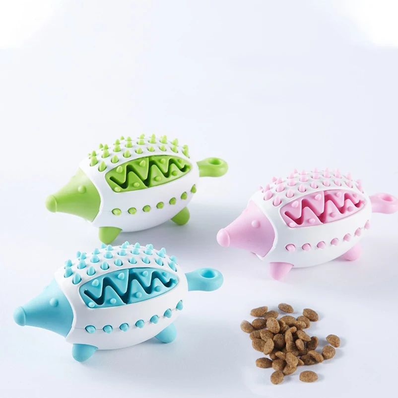 Interactive Hedgehog Treat Dispensing Dog Toy For Chewing And Slow Feeding
