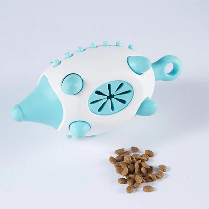 Interactive Hedgehog Treat Dispensing Dog Toy For Chewing And Slow Feeding