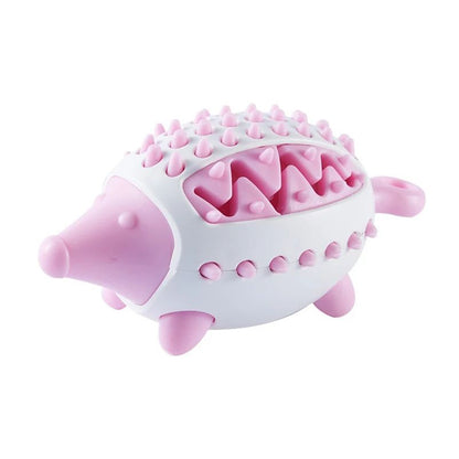 Interactive Hedgehog Treat Dispensing Dog Toy For Chewing And Slow Feeding