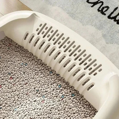 Small Cat Litter Box Anti Splash Kitty Sandbox Toilet Tray