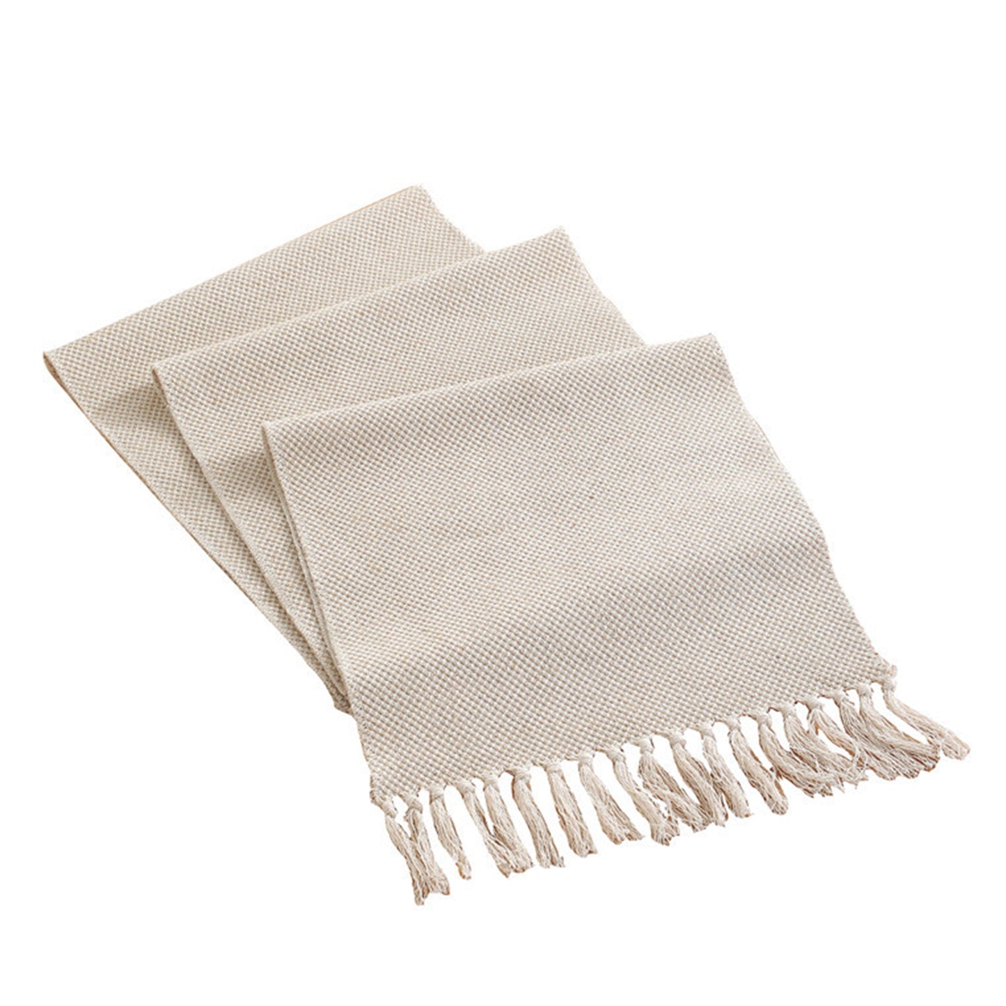 Elegant Cotton Linen Table Runner for Weddings & Home Decor