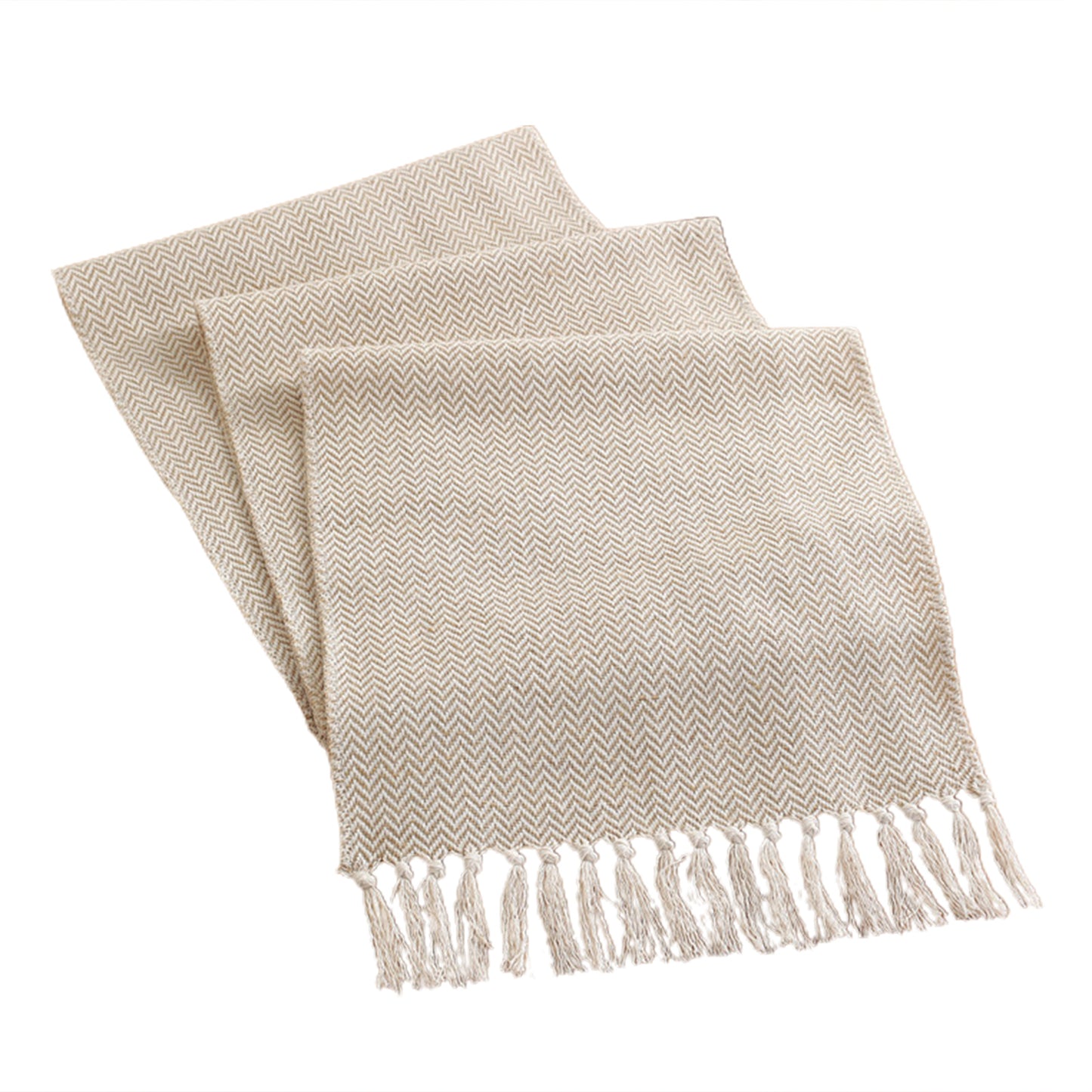 Elegant Cotton Linen Table Runner for Weddings & Home Decor