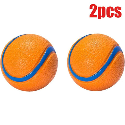 Tough Elastic Dog Fetch Ball for Chewing, Bouncing and Active Play