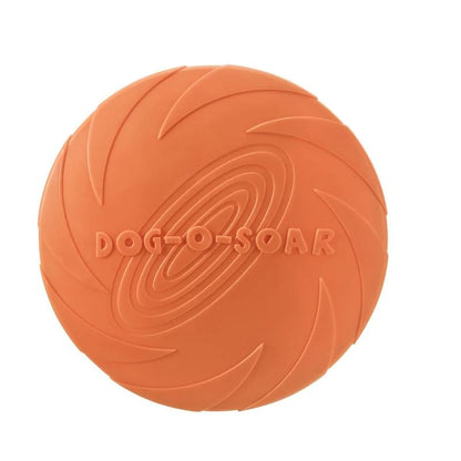 Interactive Dog Flying Disc Silicone Toss Toy for Puppies & Cats