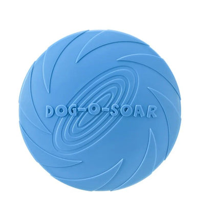 Interactive Dog Flying Disc Silicone Toss Toy for Puppies & Cats