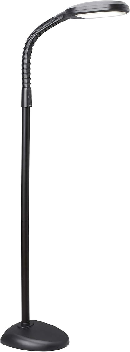 Natural Full Spectrum LED Floor Lamp 60 in Tall Sunlight Therapy & Reading Light