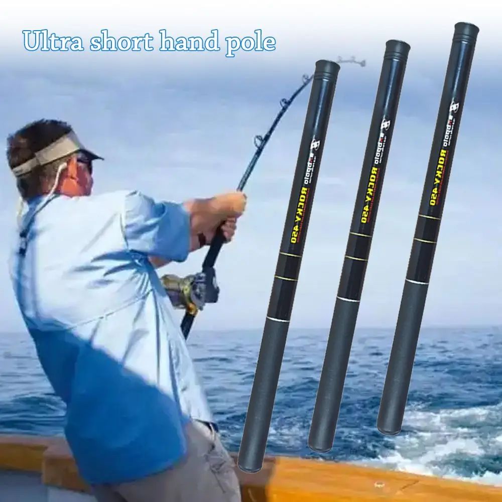 Ultralight Telescopic Fishing Rod – Portable Carbon Fiber Hand Pole Carp Feeder Rod for Stream Lake River Fishing