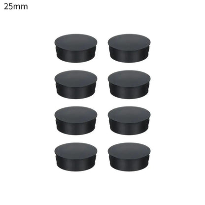 Round Plastic Hole Plug Caps – Furniture Feet Floor Protection Pipe End Cover Inserts