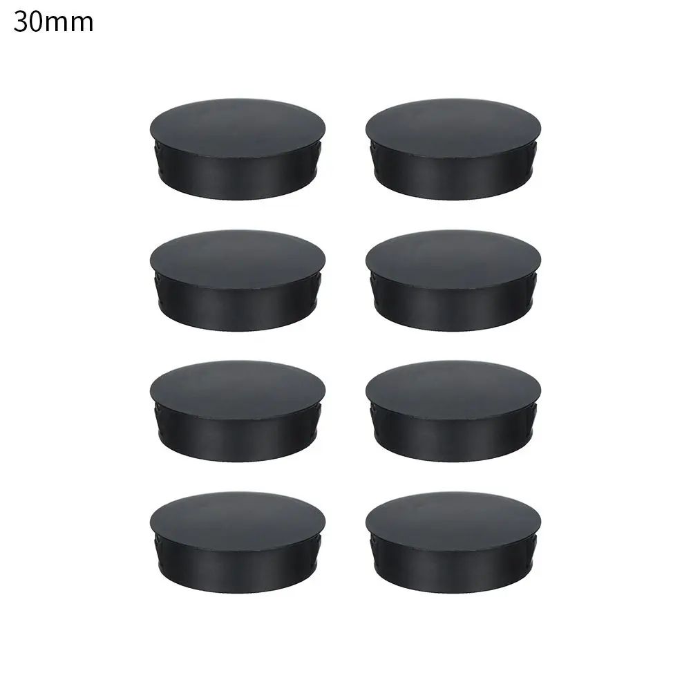 Round Plastic Hole Plug Caps – Furniture Feet Floor Protection Pipe End Cover Inserts
