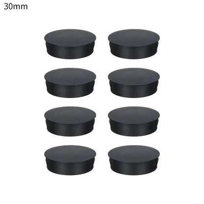 Round Plastic Hole Plug Caps – Furniture Feet Floor Protection Pipe End Cover Inserts