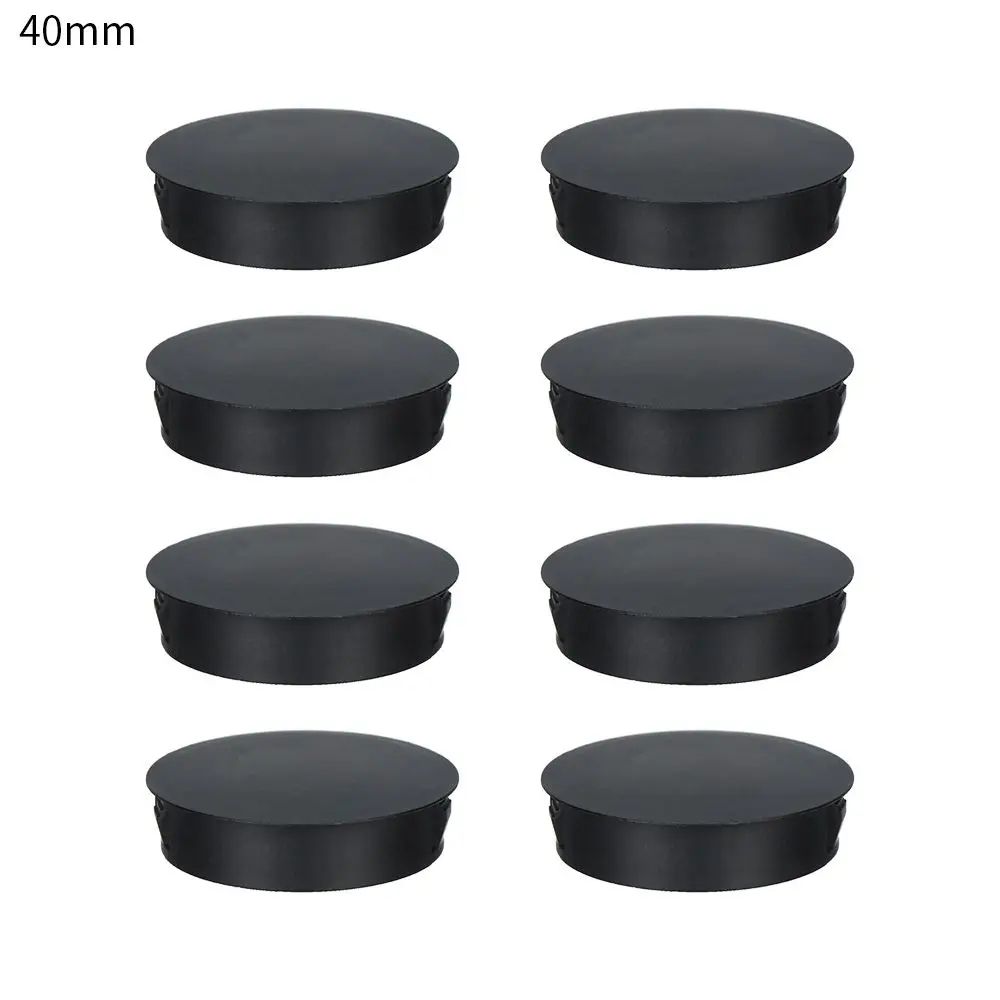 Round Plastic Hole Plug Caps – Furniture Feet Floor Protection Pipe End Cover Inserts