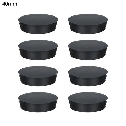Round Plastic Hole Plug Caps – Furniture Feet Floor Protection Pipe End Cover Inserts