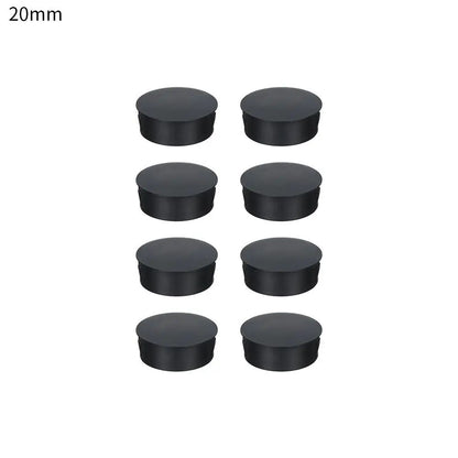 Round Plastic Hole Plug Caps – Furniture Feet Floor Protection Pipe End Cover Inserts