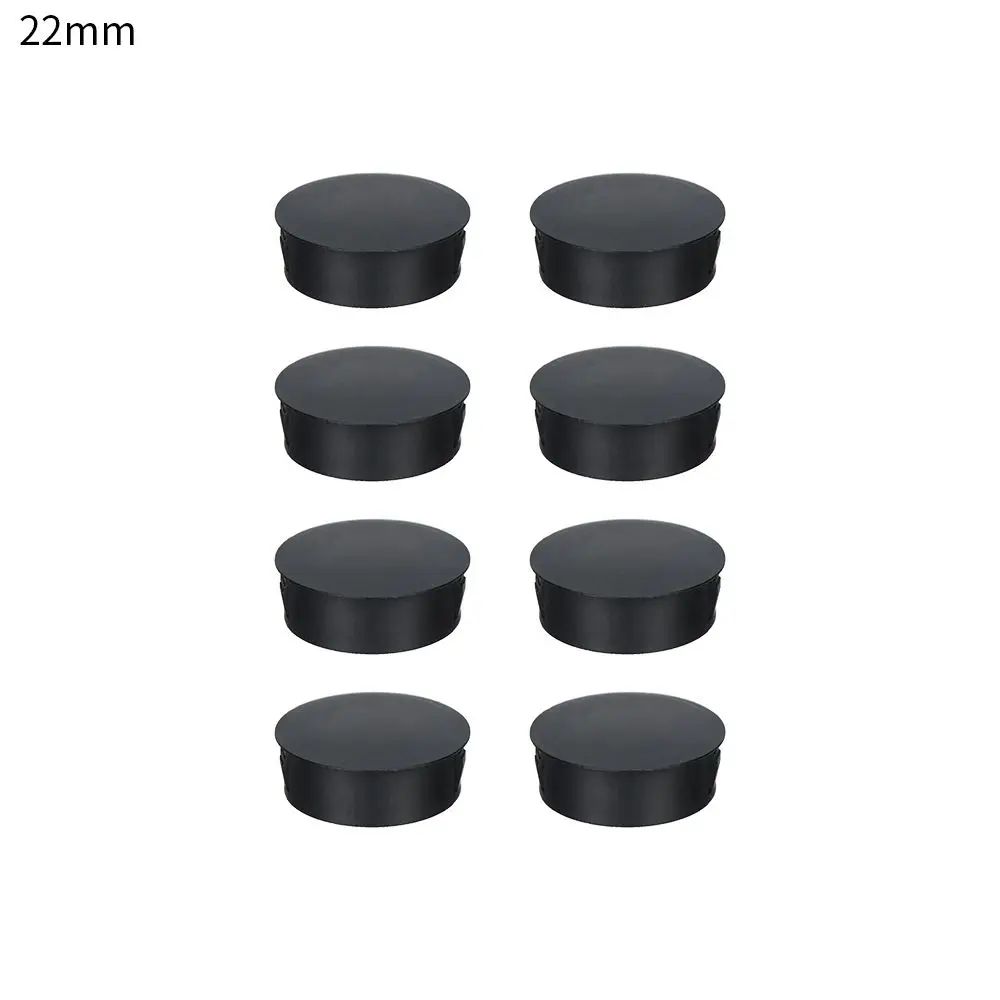 Round Plastic Hole Plug Caps – Furniture Feet Floor Protection Pipe End Cover Inserts