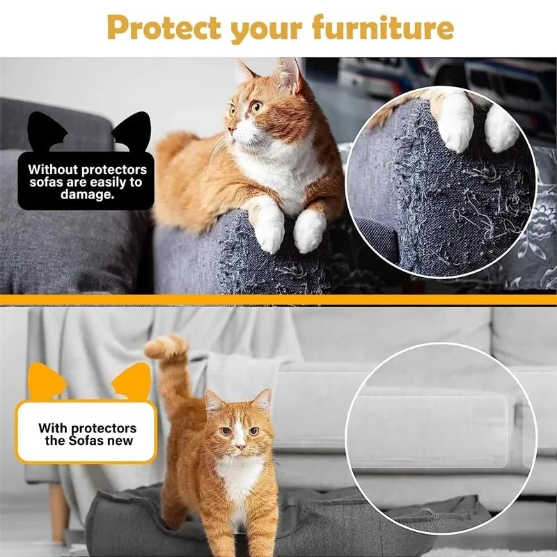 Transparent Anti Cat Scratch Furniture Protector Tape