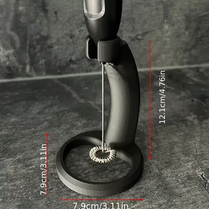 Universal Milk Frother Holder & Coffee Whisk Storage Stand for Egg Beaters and Foam Makers