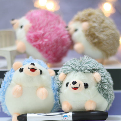 Cute Plush Hedgehog Keychain Charm for Bags & Backpacks & Handbags