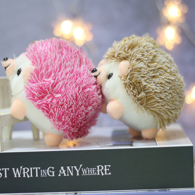 Cute Plush Hedgehog Keychain Charm for Bags & Backpacks & Handbags