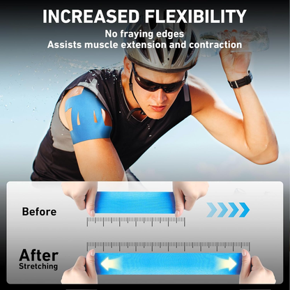 Precut Kinesiology Tape for Shoulder Waterproof Sports Support