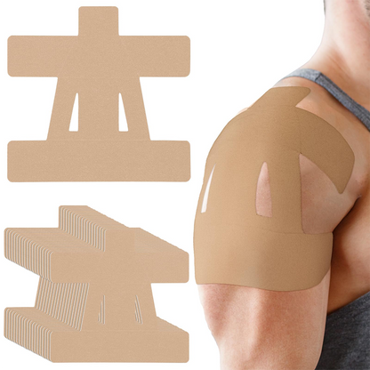 Precut Kinesiology Tape for Shoulder Waterproof Sports Support