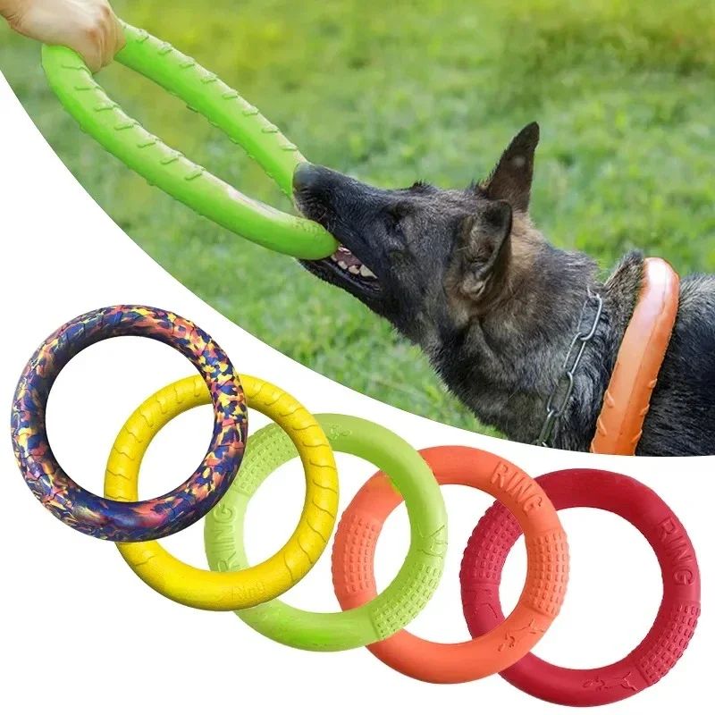 AquaTug EVA Dog Training Ring for Fetch, Tug & Water Play