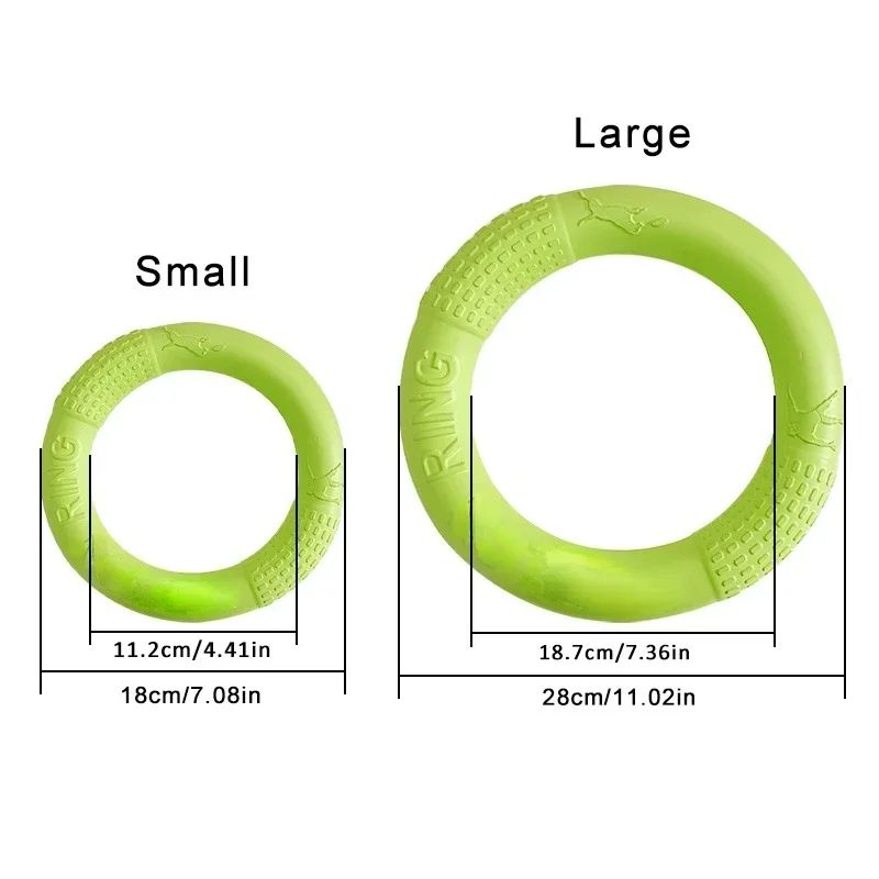 AquaTug EVA Dog Training Ring for Fetch, Tug & Water Play