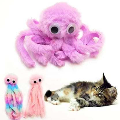 Interactive Octopus Plush & Multi-Tentacle Hunting Toy