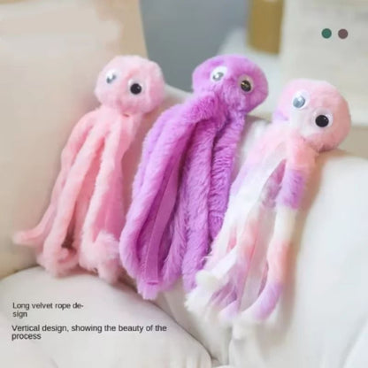 Interactive Octopus Plush & Multi-Tentacle Hunting Toy