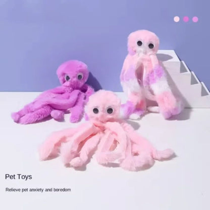 Interactive Octopus Plush & Multi-Tentacle Hunting Toy