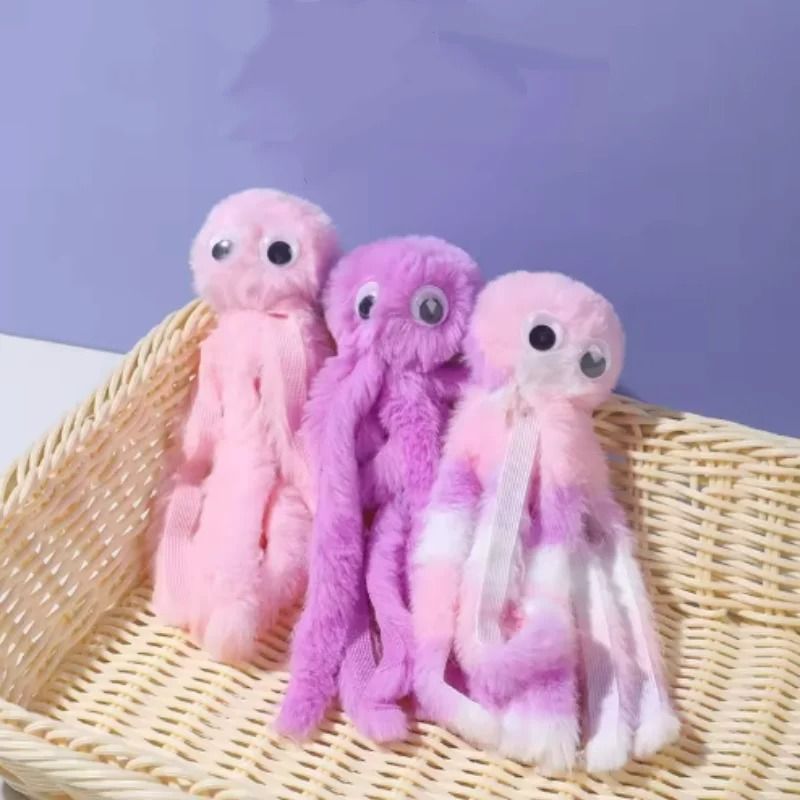 Interactive Octopus Plush & Multi-Tentacle Hunting Toy