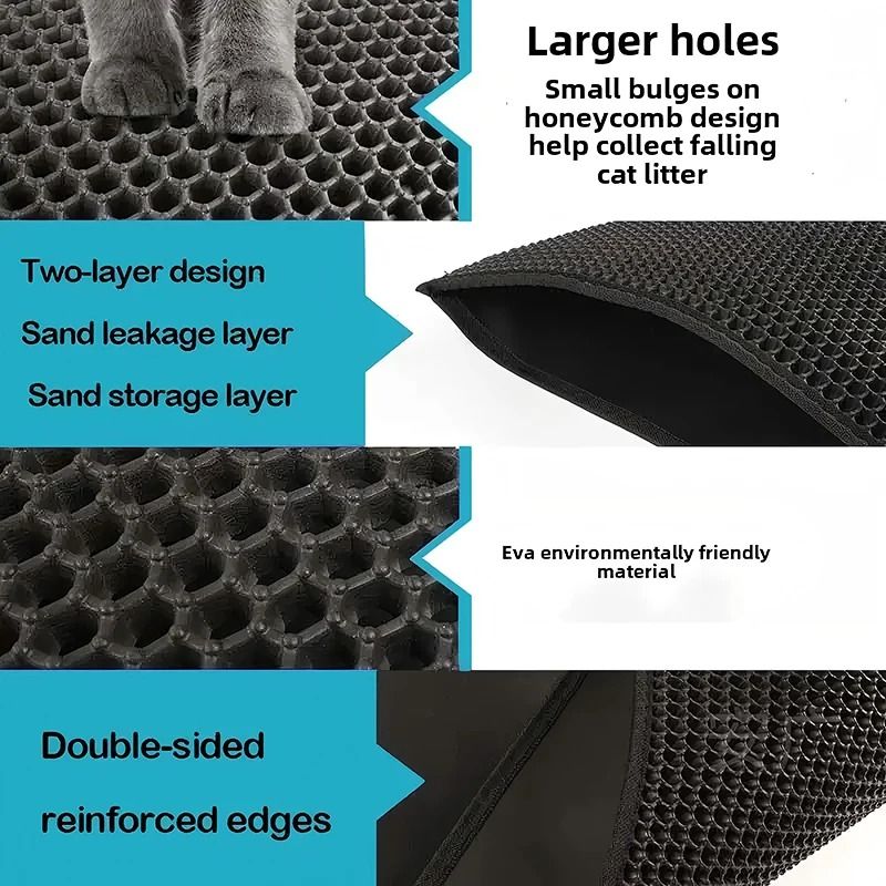 Double-Layer EVA Litter Trapping Mat