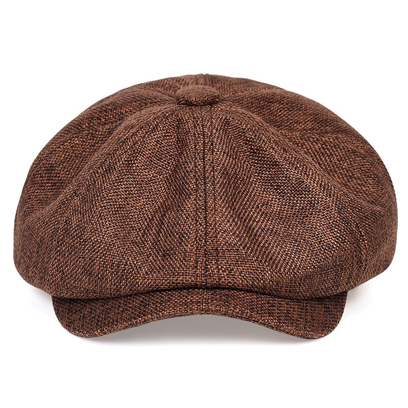 Mens Lightweight Newsboy Cap Retro Summer Beret Hat