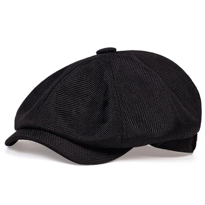 Mens Lightweight Newsboy Cap Retro Summer Beret Hat